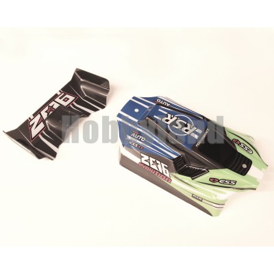 BODY AND WING - Z06 EVOLUTION 1/14 SCALE BUGGY - 3120 DF-MODELS